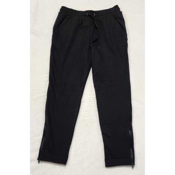 Athleta Cozy Karma Zip Sweatpants Black Medium - Picture 4 of 7